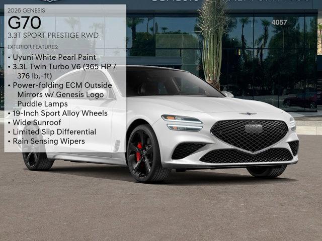 new 2026 Genesis G70 car, priced at $56,170