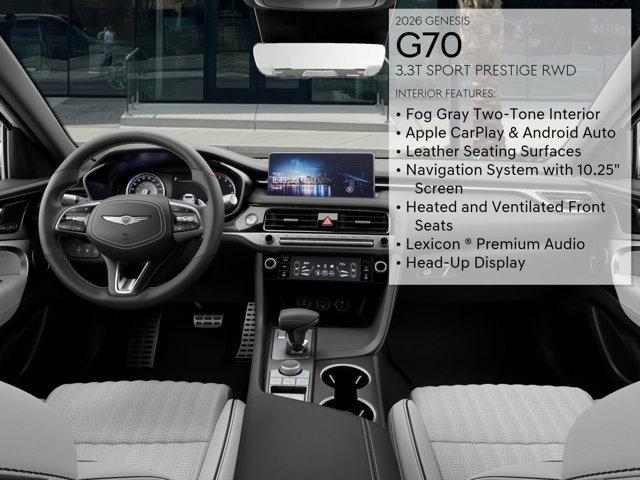 new 2026 Genesis G70 car, priced at $56,170