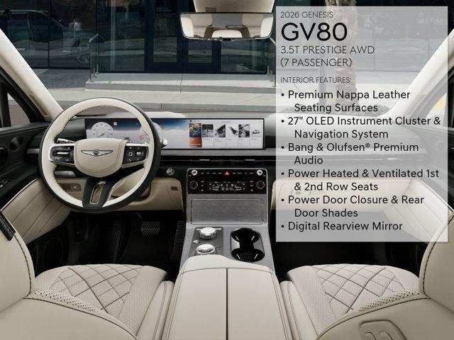 new 2026 Genesis GV80 car, priced at $84,785