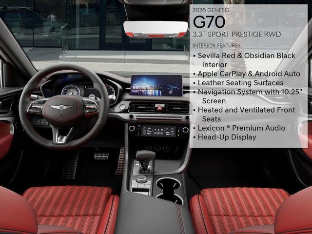 new 2026 Genesis G70 car, priced at $55,450