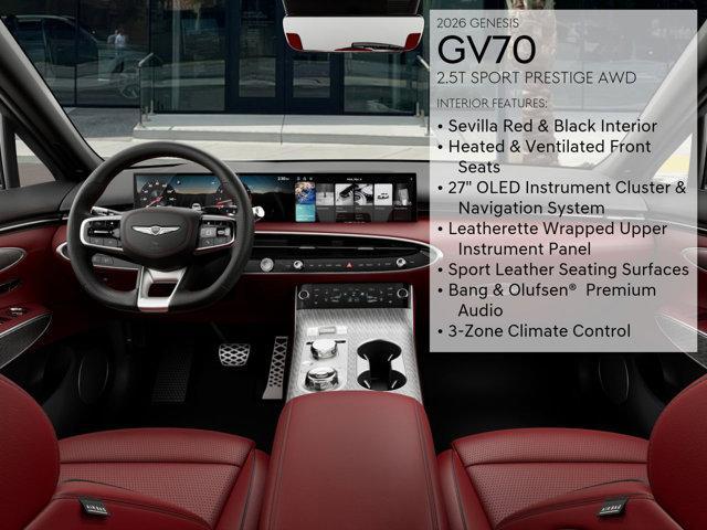 new 2026 Genesis GV70 car, priced at $62,500