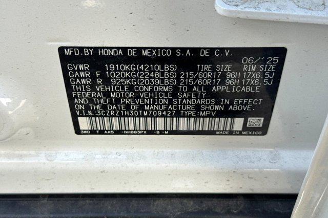 new 2026 Honda HR-V car, priced at $28,050