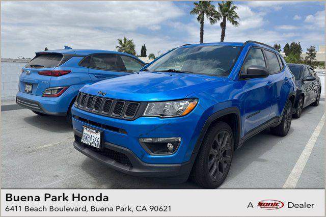 used 2021 Jeep Compass car, priced at $18,499