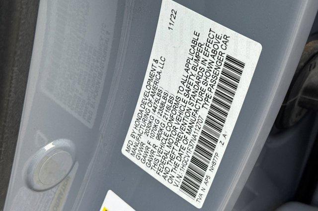 used 2022 Honda Accord car, priced at $27,499