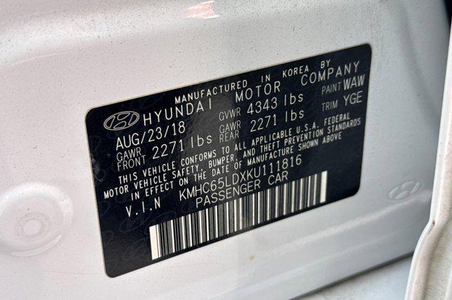 used 2019 Hyundai Ioniq Plug-In Hybrid car, priced at $12,998