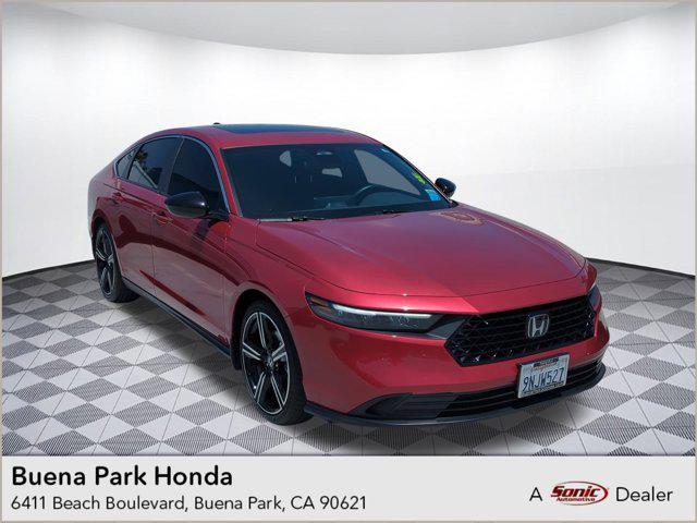 used 2024 Honda Accord Hybrid car, priced at $29,999