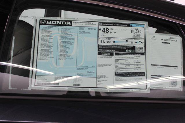 new 2025 Honda Accord Hybrid car, priced at $36,035