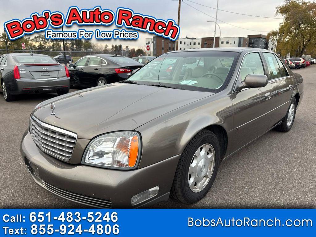used 2002 Cadillac DeVille car, priced at $3,495