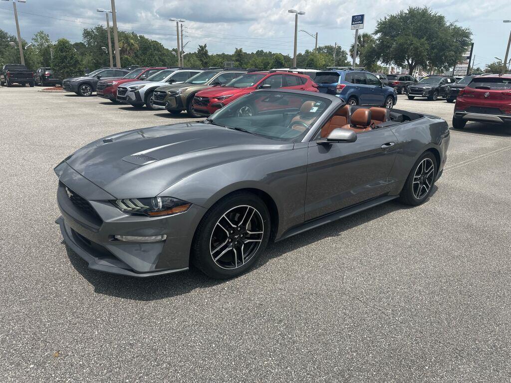 used 2021 Ford Mustang car, priced at $18,000