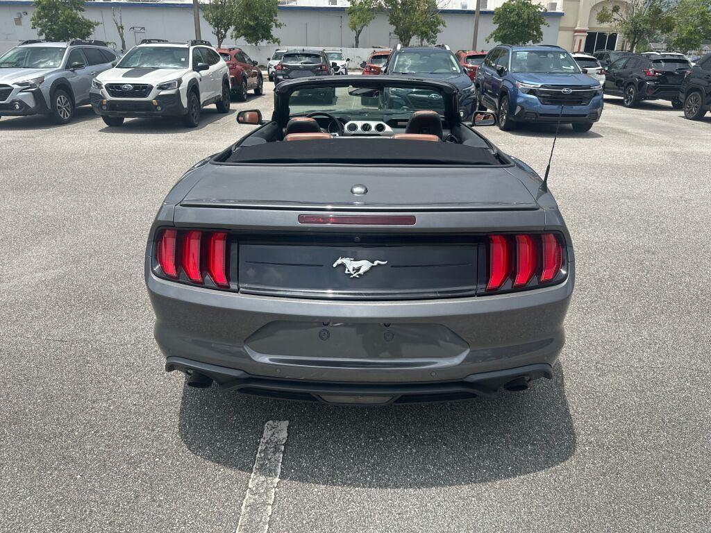 used 2021 Ford Mustang car, priced at $18,000