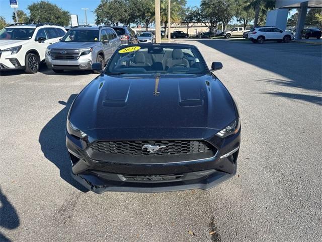 used 2021 Ford Mustang car, priced at $22,000