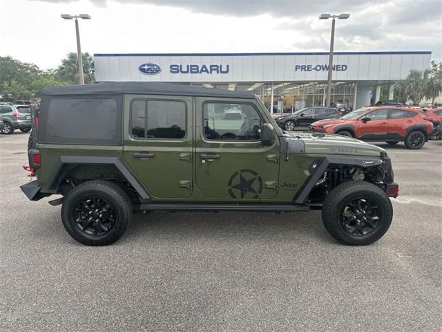 used 2021 Jeep Wrangler Unlimited car, priced at $29,000