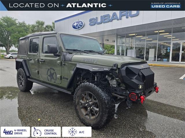 used 2021 Jeep Wrangler Unlimited car, priced at $31,000