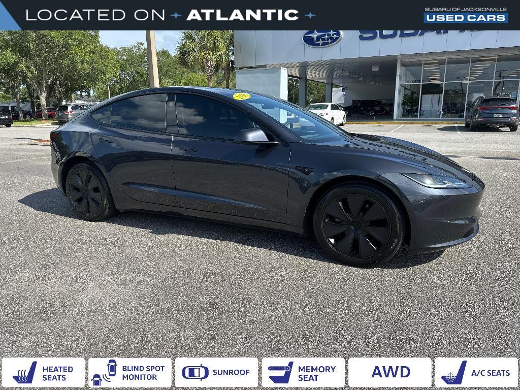 used 2024 Tesla Model 3 car, priced at $35,500
