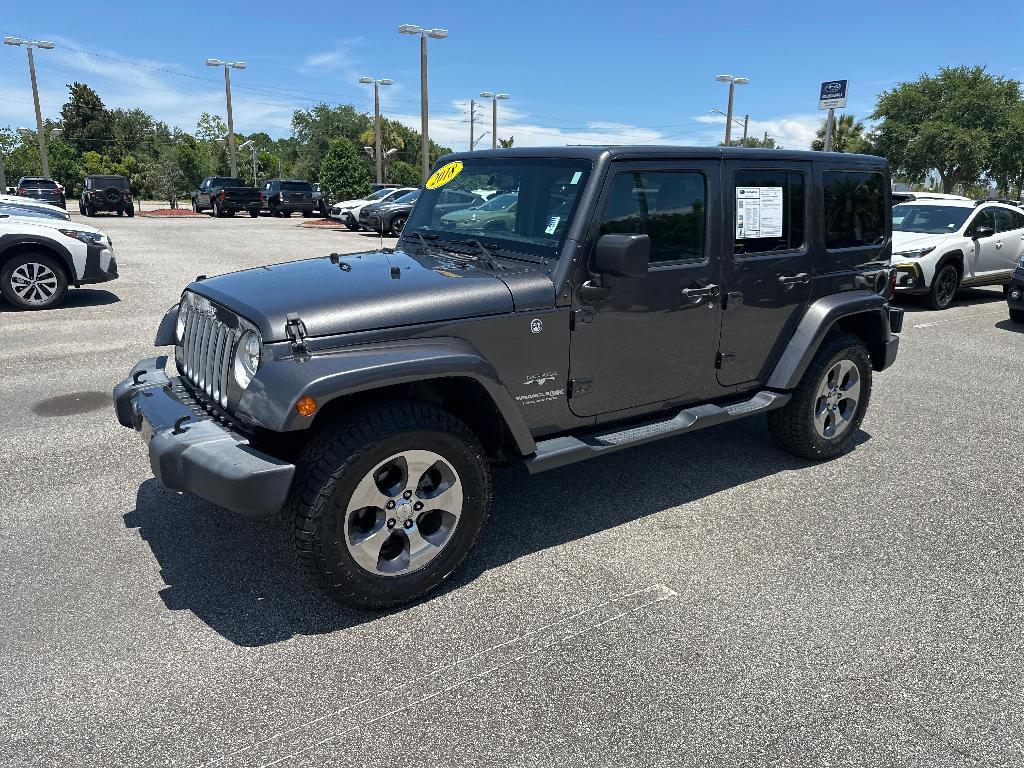 used 2018 Jeep Wrangler JK Unlimited car, priced at $25,000