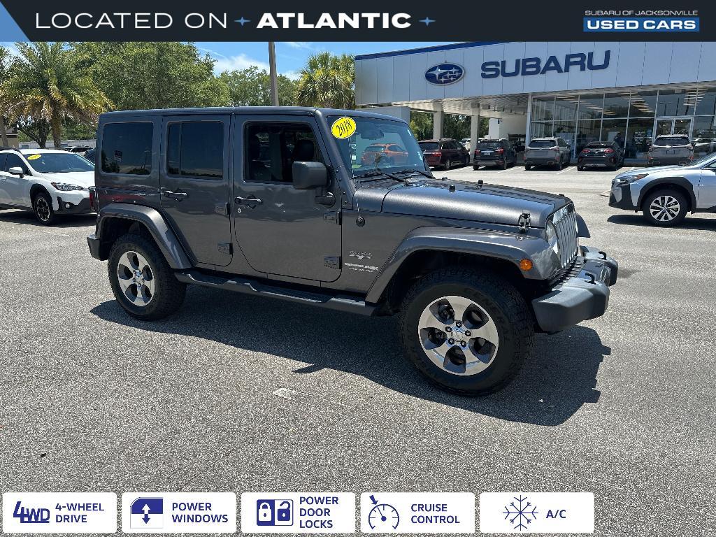 used 2018 Jeep Wrangler JK Unlimited car, priced at $25,000