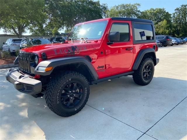 used 2020 Jeep Wrangler car, priced at $28,000