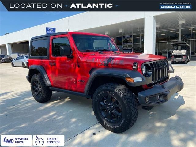 used 2020 Jeep Wrangler car, priced at $28,000