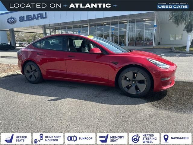 used 2021 Tesla Model 3 car, priced at $23,000