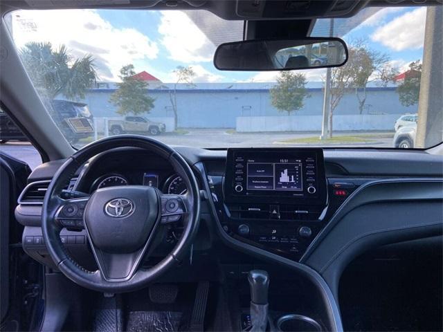 used 2021 Toyota Camry car, priced at $18,000