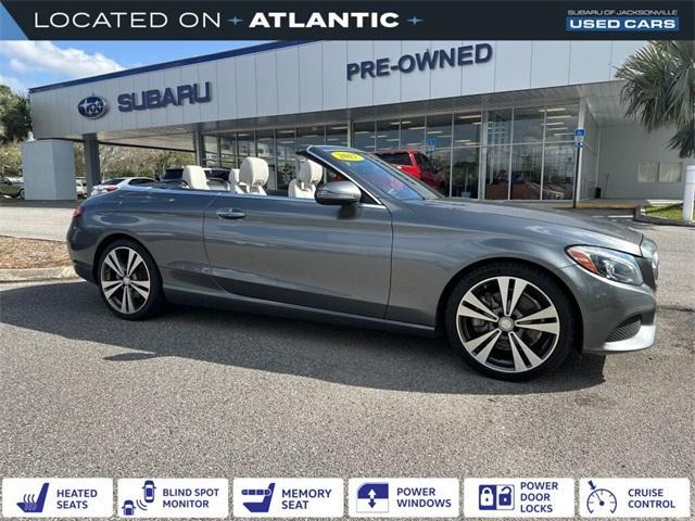 used 2017 Mercedes-Benz C-Class car, priced at $21,500