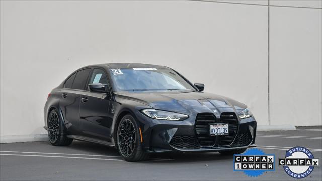 used 2021 BMW M3 car, priced at $67,499