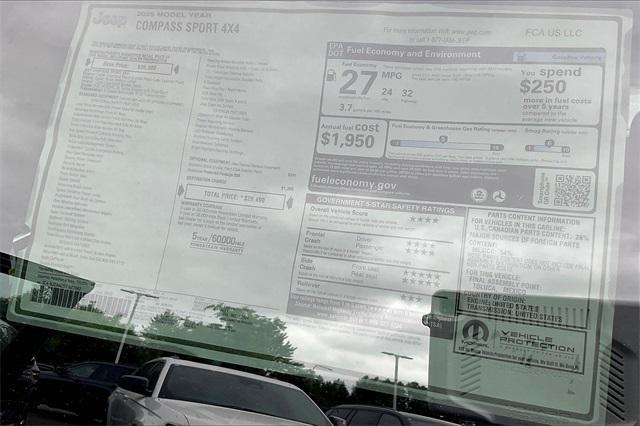 new 2025 Jeep Compass car, priced at $29,490