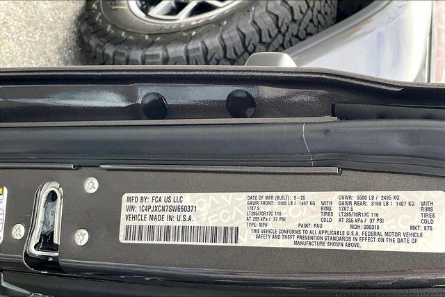 new 2025 Jeep Wrangler car, priced at $55,500