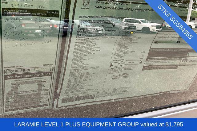 new 2025 Ram 3500 car, priced at $84,440