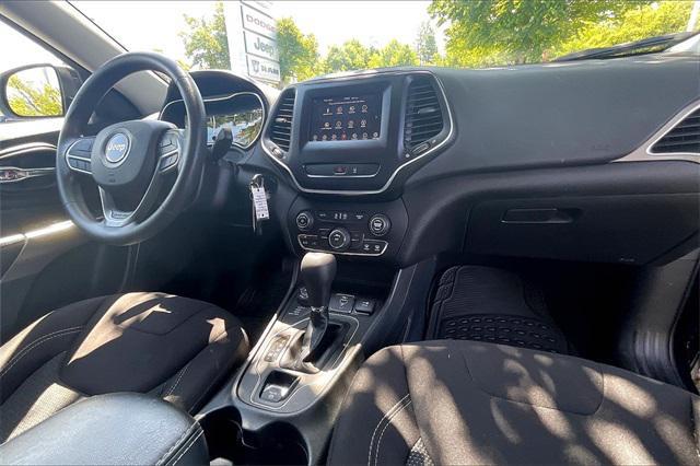 used 2021 Jeep Cherokee car, priced at $18,500