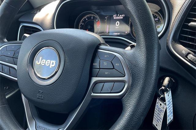 used 2021 Jeep Cherokee car, priced at $18,500