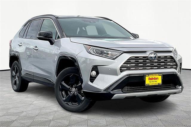 used 2021 Toyota RAV4 Hybrid car, priced at $36,000