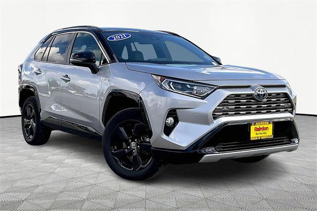 used 2021 Toyota RAV4 Hybrid car, priced at $36,000