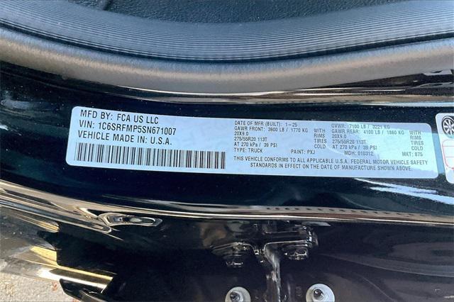 new 2025 Ram 1500 car, priced at $62,690