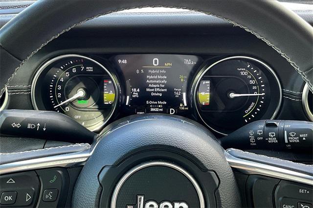 used 2023 Jeep Wrangler 4xe car, priced at $32,500