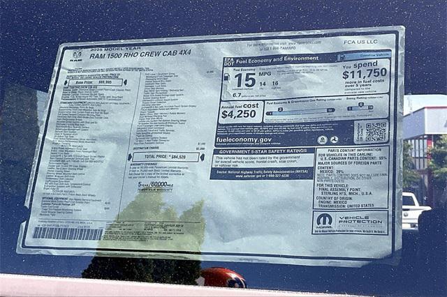 new 2025 Ram 1500 car, priced at $84,520