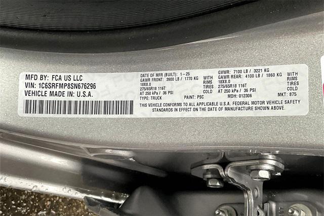 new 2025 Ram 1500 car, priced at $60,855