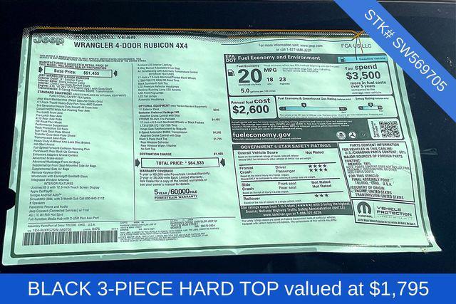 new 2025 Jeep Wrangler car, priced at $64,835