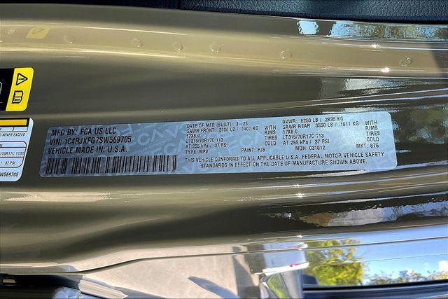 new 2025 Jeep Wrangler car, priced at $64,835