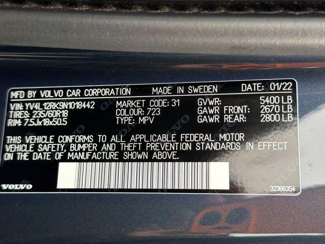 used 2022 Volvo XC60 car, priced at $32,790