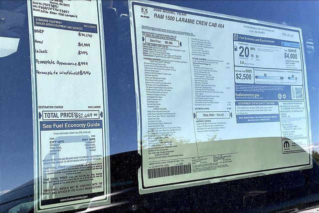 new 2026 Ram 1500 car, priced at $74,270