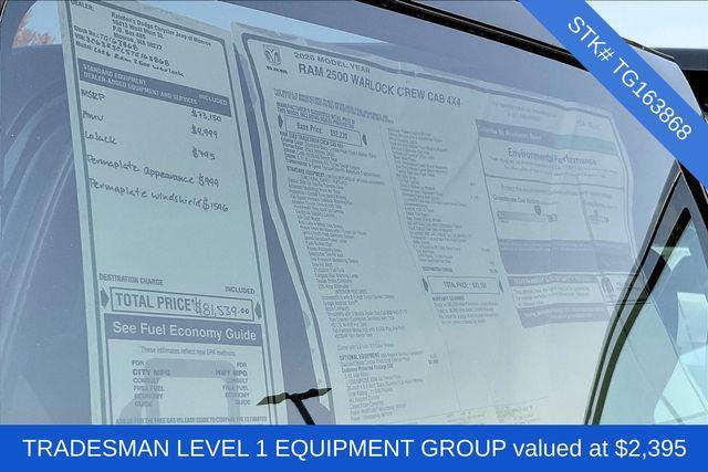 new 2026 Ram 2500 car, priced at $73,150