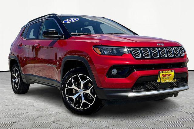 used 2024 Jeep Compass car, priced at $25,500