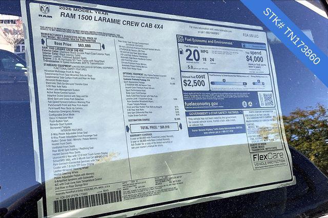 new 2026 Ram 1500 car, priced at $69,810
