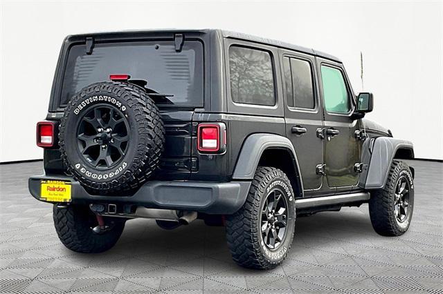 used 2020 Jeep Wrangler Unlimited car, priced at $28,000