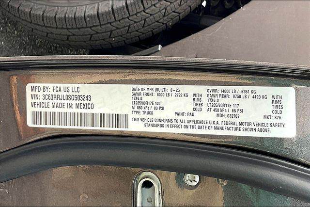 new 2025 Ram 3500 car, priced at $93,655