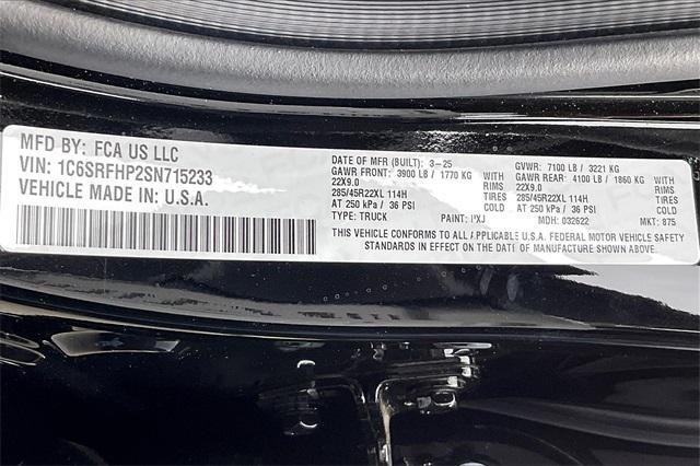 new 2025 Ram 1500 car, priced at $89,295