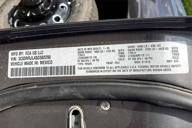 new 2025 Ram 3500 car, priced at $87,375