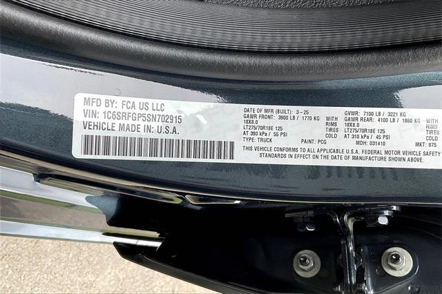 new 2025 Ram 1500 car, priced at $58,190