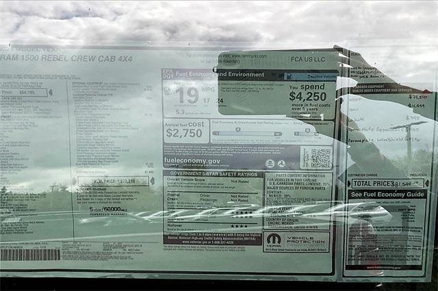 new 2025 Ram 1500 car, priced at $73,210